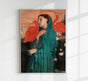 Young Woman with Ibis Kunstdruck von Edgar Degas – Poster Archivpapier