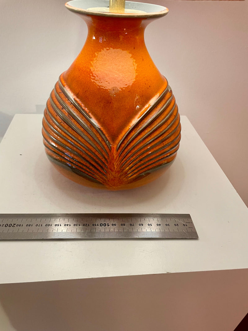 Upgecykelte Vasenlampe aus Cari Zalloni Vase von Fohr - West German Pottery — Ansicht 17