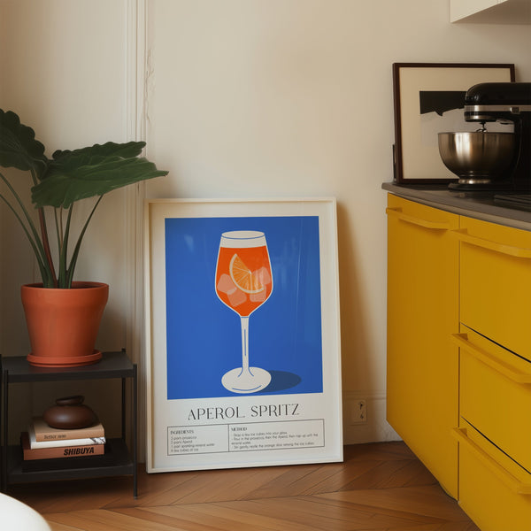 Aperol Spritz Drink Art Poster – Fine Art Print UV-resistant