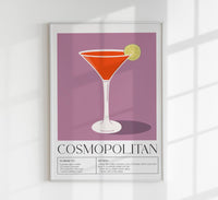 Cosmopolitan No. 2 – Fine Art Print | Cocktail Art | Modern Bar Look — Ansicht 1
