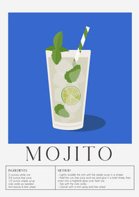 Mojito Drink Art Poster – Fine Art Print UV-resistant — Ansicht 3