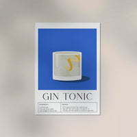 Gin Tonic Nr. 2 Drink Art Poster – Fine Art Print & Canvas — Ansicht 2