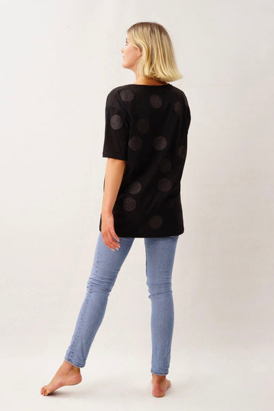Balls Glitter Festive T-Shirt Unisex – 100 % Baumwolle mit Glitzer-Dots