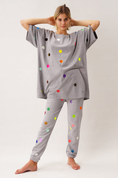 Points Bigshirt Multicolor Foil – Unisex Oversized T-Shirt
