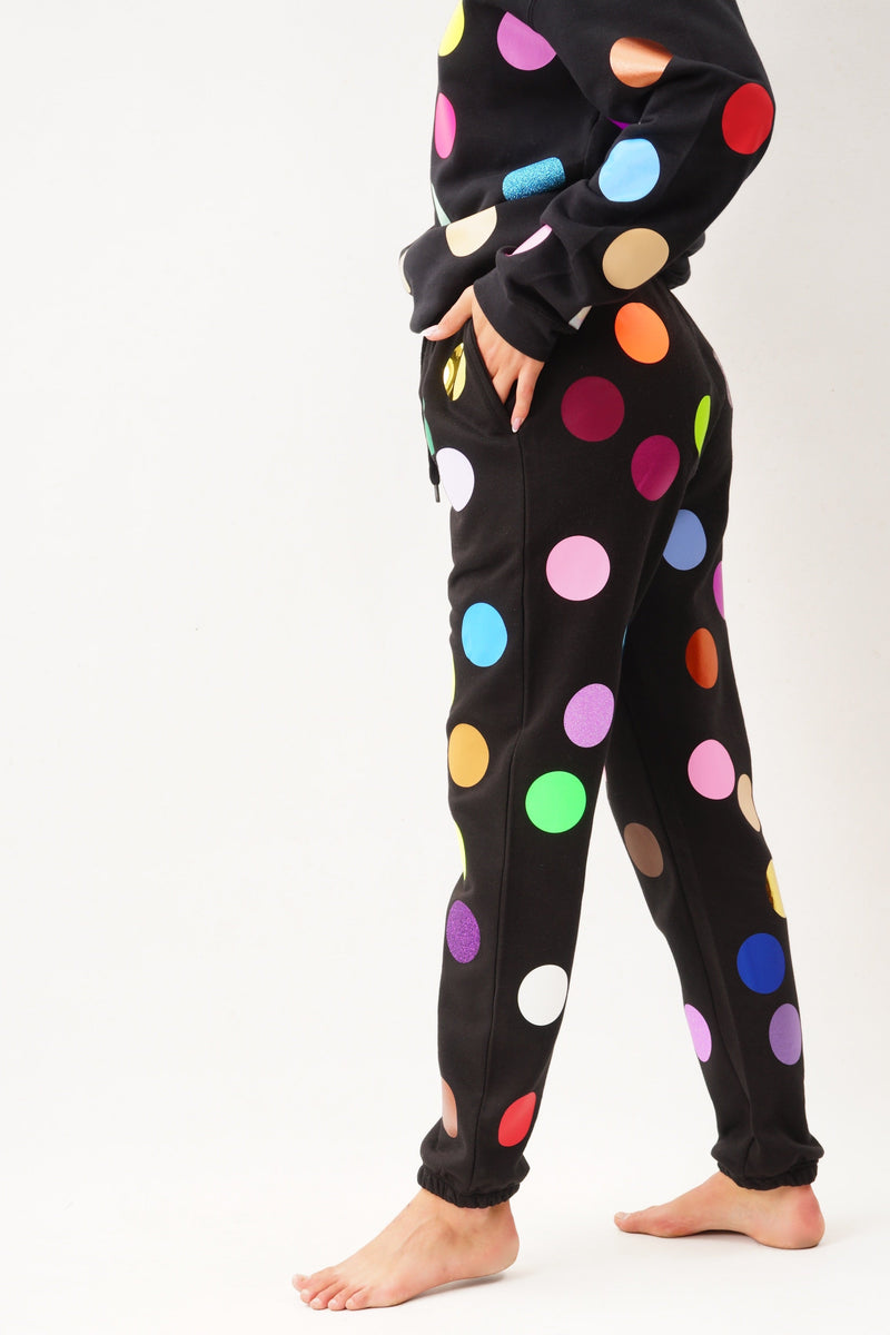 Starstyling Balls Glitter Joggers – Unisex Multicolor Glitter Allover — Ansicht 6