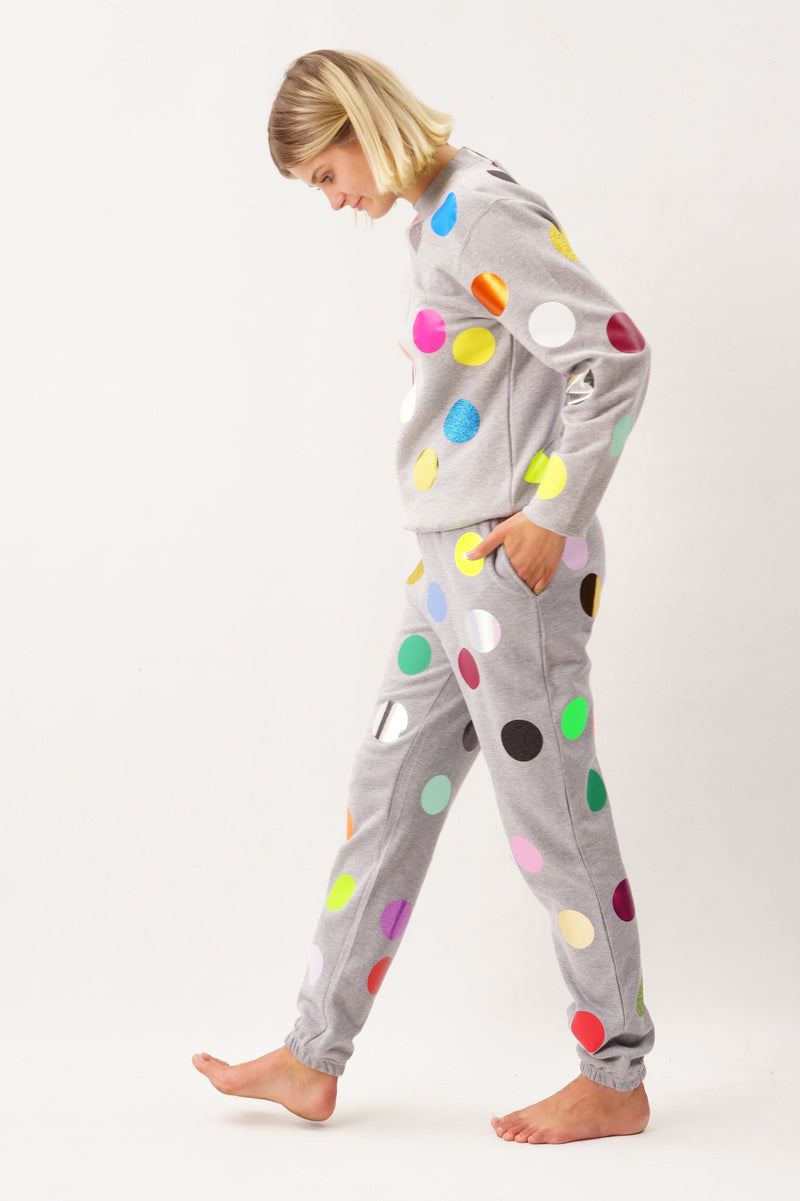 Starstyling Balls Glitter Joggers – Unisex Multicolor Glitter Allover — Ansicht 5