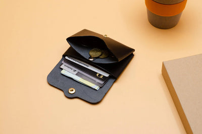 Minimalist Leather Wallet – Handmade Berlin | Genuine Leather One-of-a-Kind