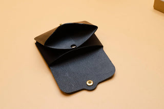 Minimalistischer Leder Geldbeutel – Handmade | Echtleder | Unikat Berlin