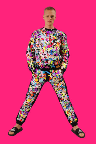Dirt Allover Jogger – Foil Layers | Unisex | Einzigartiger Used-Effekt