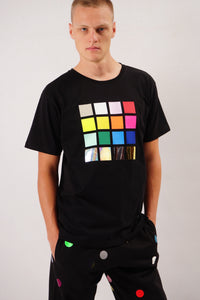 Richter T-Shirt Multicolor Foil Unisex Frontprint — Ansicht 3