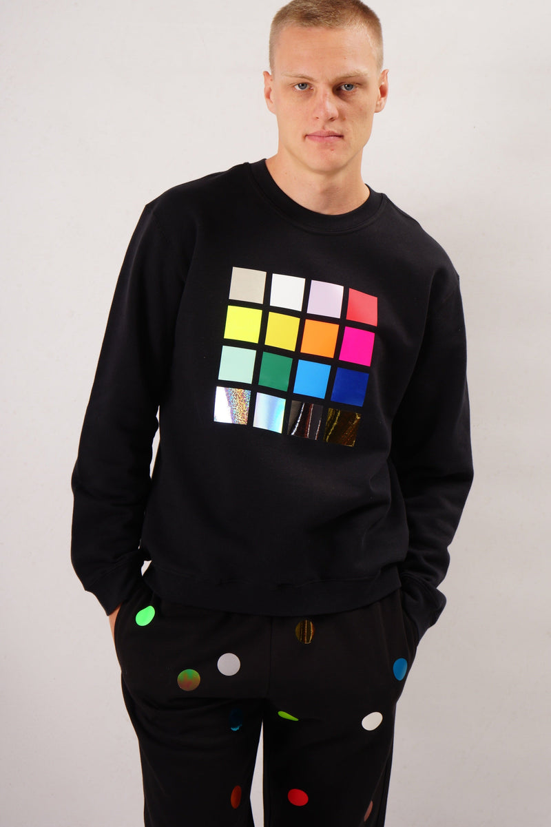 Richter Sweater Multicolor Squares Unisex Hoodie — starstyling