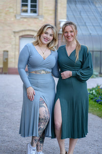 Farrah Midiskirt Deep Green – TENCEL™ Modal Midirock — Ansicht 5