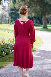 Farrah Midiskirt Berry – Women's Skirt made of TENCEL™ Modal, Elegant & Sustainable — Ansicht 4