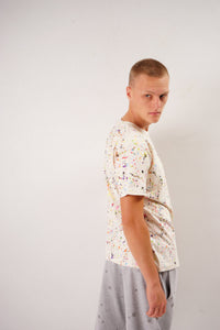 Starstyling Drip Technique T-Shirt – Handbemalt Unisex — Ansicht 3