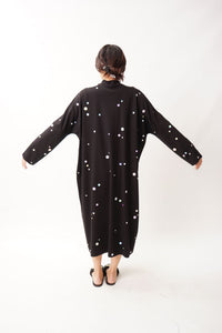 Holo Dots Kaftan – Holographic Dots Wide Fit Handprinted — Ansicht 3