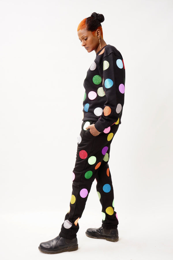 Balls Glitter Sweater Unisex – Glitzer Allover auf Sweat