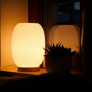 Boa | 3D-gedruckte Lampe | Bauchiges Design & warmes Licht