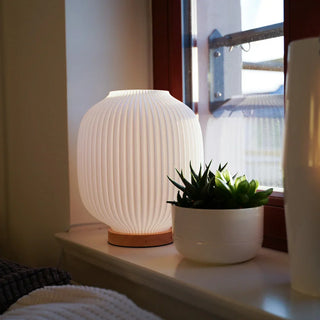 Lampe Puro | 3D-gedruckte Lampe | Warmes Licht & weiche Form
