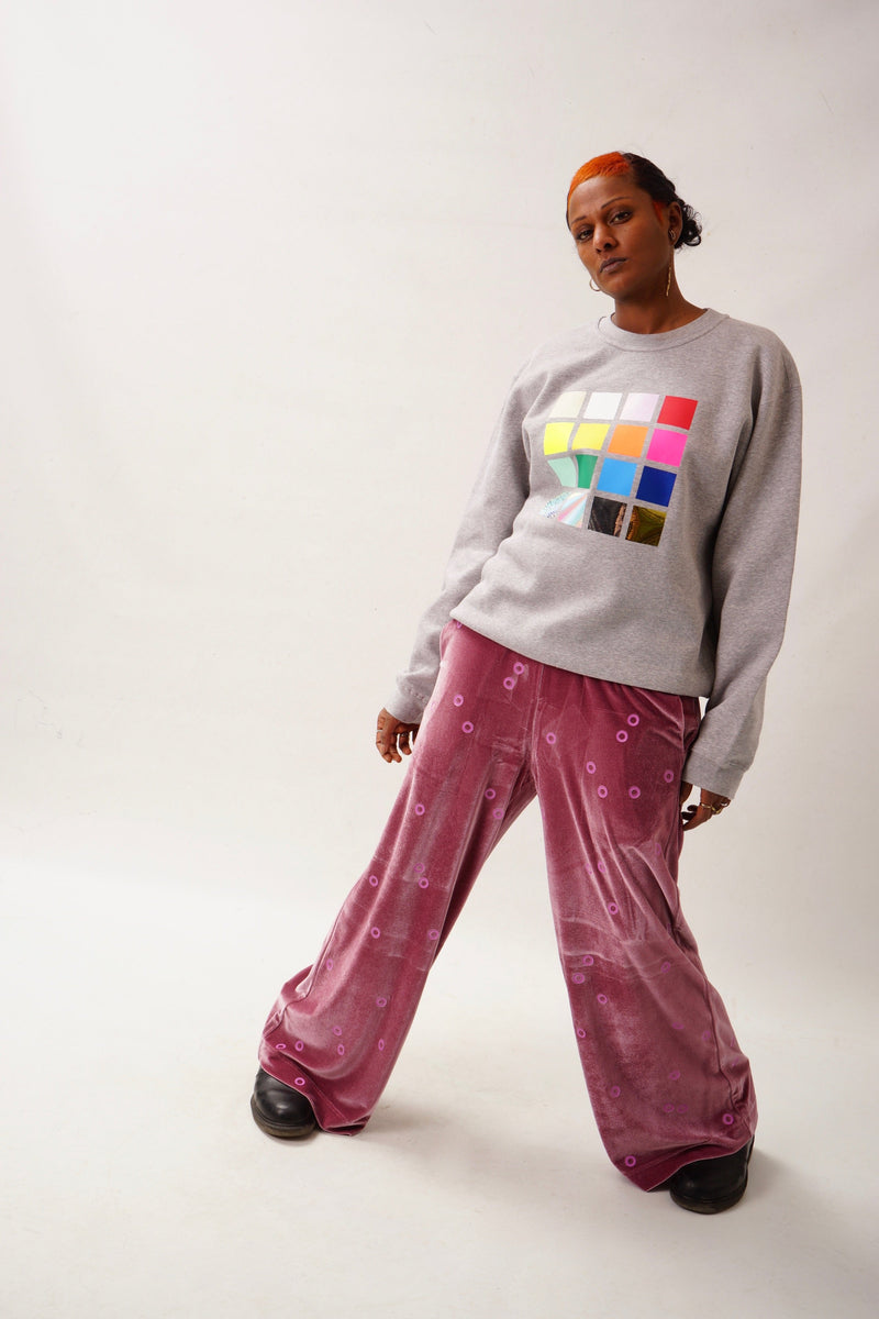 Richter Sweater Multicolor Squares Unisex Hoodie — Ansicht 5