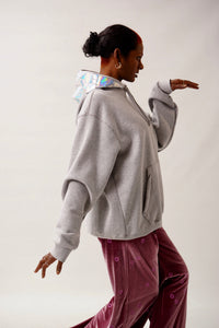 Mosaic Hoody – Unisex Sweatshirt with Mosaic Hood & Kangaroo Pocket — Ansicht 7