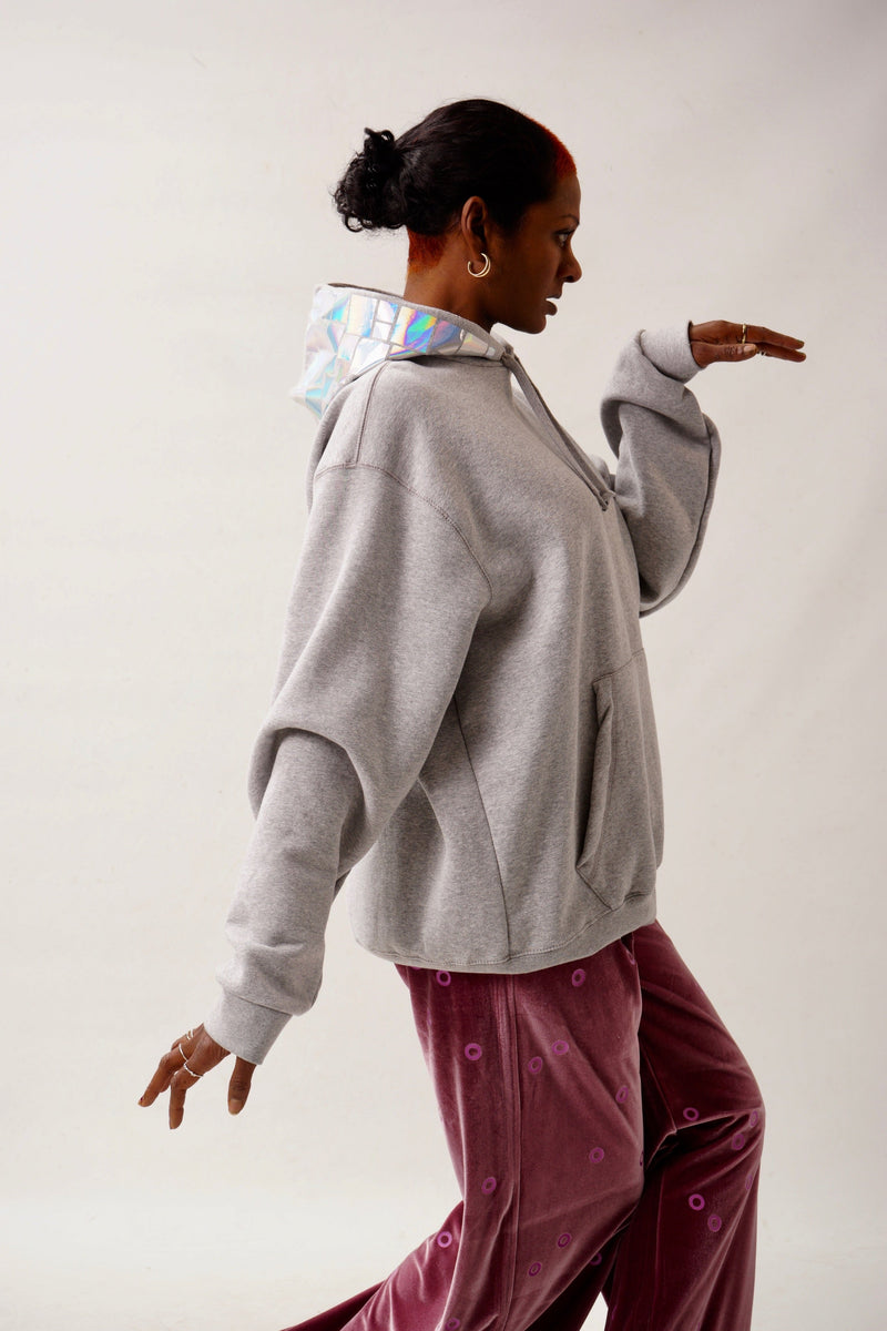 Mosaic Hoody – Unisex Sweatshirt with Mosaic Hood & Kangaroo Pocket — Ansicht 7