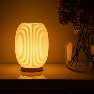 Boa | 3D-gedruckte Lampe | Bauchiges Design & warmes Licht