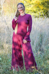 Lya long jumper Fuchsia – organic cotton, fair trade — Ansicht 6