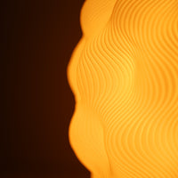 Numo 3D-Printed Table Lamp Wave Structure Warm White Light — Ansicht 7
