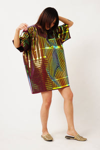 Foilover Bigshirt Negative Pills All-Over – Unisex Handmade — Ansicht 8