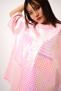 Foilover Bigshirt Negative Pills All-Over – Unisex Handmade — Ansicht 1