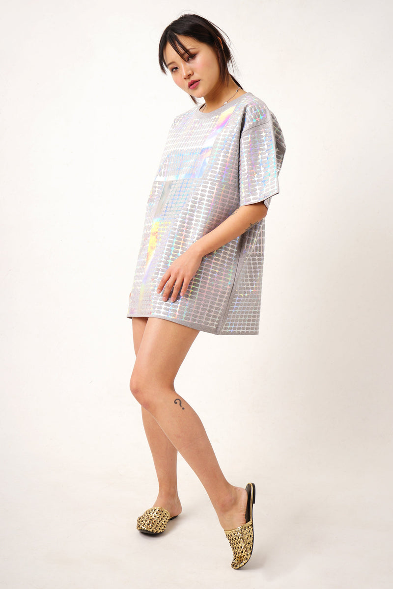 Foilover Bigshirt Negative Pills All-Over – Unisex Handmade — Ansicht 4
