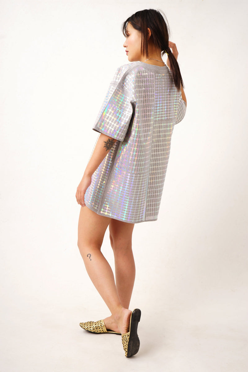 Foilover Bigshirt Negative Pills All-Over – Unisex Handmade — Ansicht 5