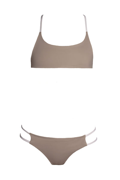 Ibiza Bikini Bottoms Beige | ECONYL® Recycled | Side Ties