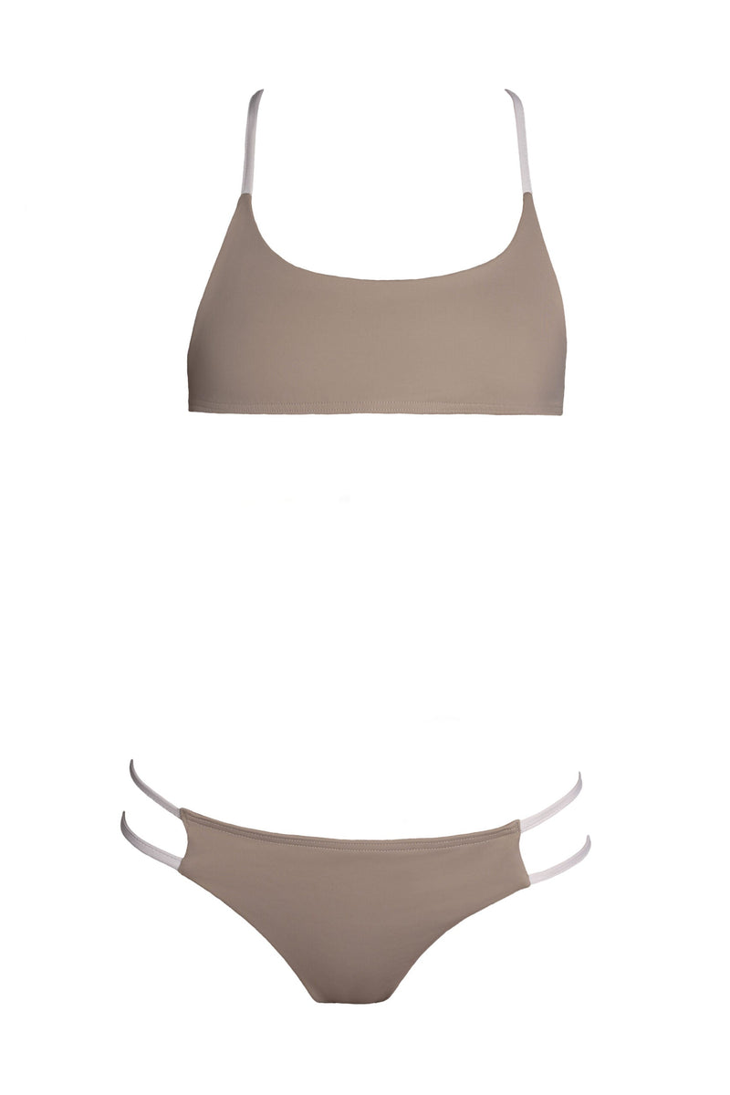 Ibiza Bikini Bottoms Beige | ECONYL® Recycled | Side Ties — Ansicht 2