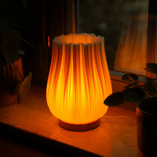 Cora | 3D-printed lamp | Sculptural design &amp; warm light