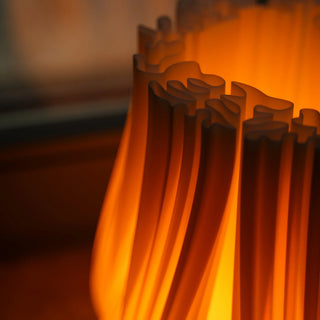 Cora | 3D-gedruckte Lampe | Skulpturales Design & warmes Licht