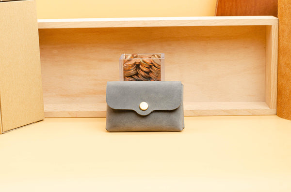 Kleine Leder Geldbörse – Handgemacht Unisex Minimalistisch
