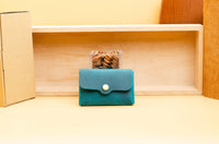 Minimalist Leather Wallet – Genuine Leather Handmade Unisex Berlin Edition — Ansicht 2