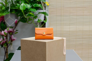 Handgefertigte Leder Geldbörse – Minimalistisch | Unisex | Nachhaltig