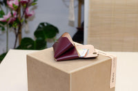 Minimalist Leather Wallet – Genuine Leather, Handmade, Unisex — Ansicht 3