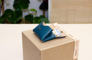 Kleine Damen Geldbörse – Handgemacht | Echtleder | Minimalistisch