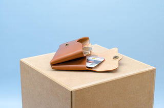 Leder Geldbörse – Echtleder | Handmade | Kompakt Berlin Edition