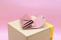 Minimalist Wallet for Women - Genuine Leather Old Pink | Handmade Berlin — Ansicht 7