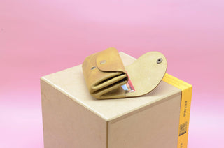 Kleiner Damen Geldbeutel – Handgemacht | Echtleder | Minimalistisch