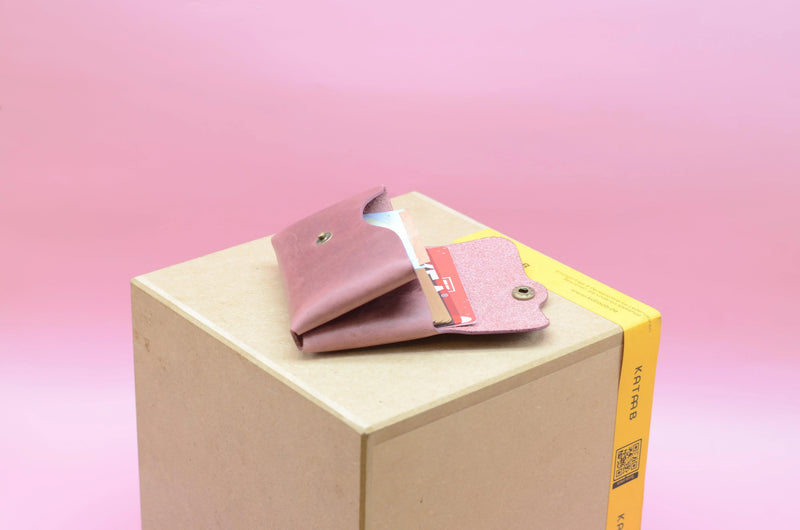 Minimalist Leather Wallet – Genuine Leather Handmade Berlin — Ansicht 2