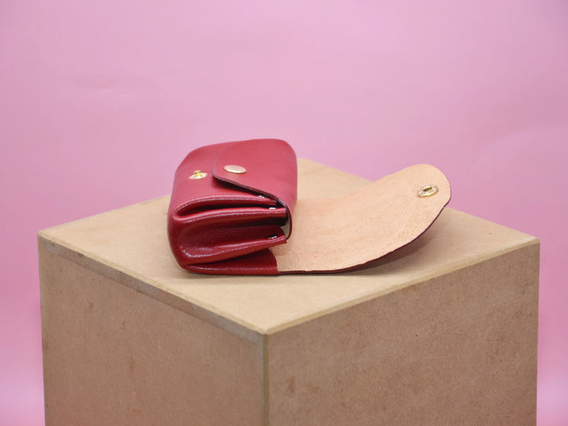 Minimalist Women's Wallet Genuine Leather Handmade KATAAB — Ansicht 6