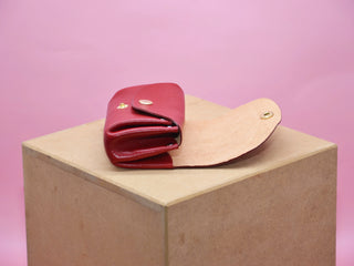 Minimalistisches Damen Portemonnaie – Handgemacht | Echtleder | Nachhaltig