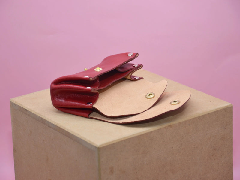 Minimalist Women's Wallet Genuine Leather Handmade KATAAB — Ansicht 7