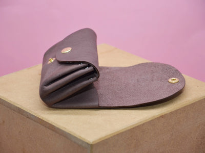 Small Women's Wallet Berlin - Genuine Leather Handmade Minimalist