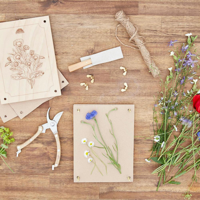 Flower Press Beechwood Handmade 190×250 mm — Ansicht 5
